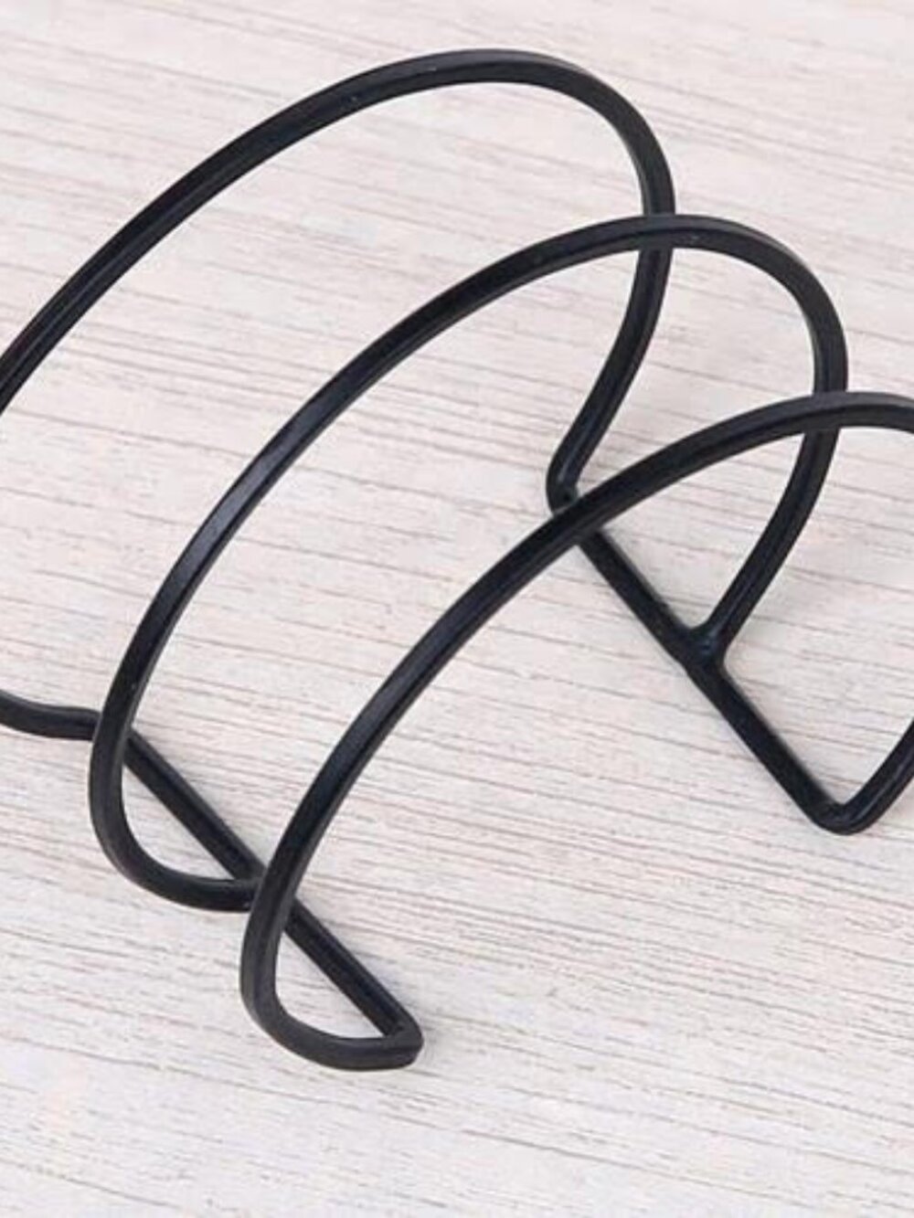 Triton Black Cuff Bracelet